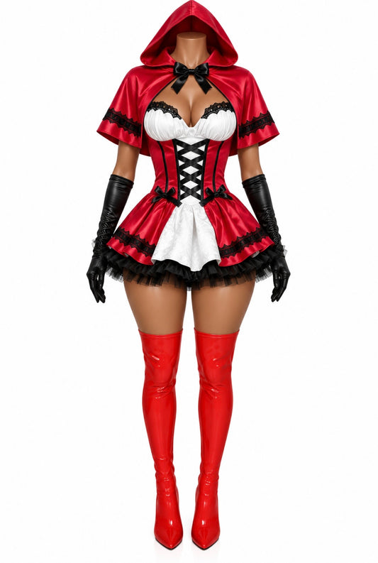 “Riding Into The Woods” Red 2 Piece Costume Set