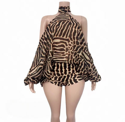 “Wild About Me” Brown 2 Piece Set