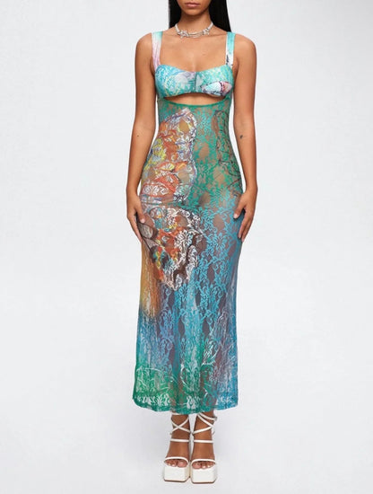 “Little Mermaid” Blue Dress