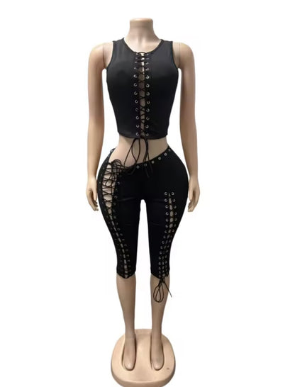 “Bound Together” Black 2 Piece Set