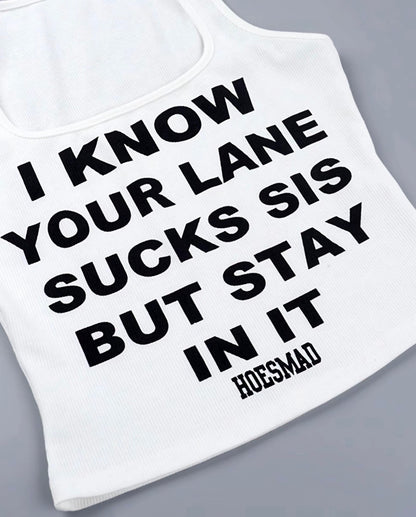 “Inner Lane” White Top