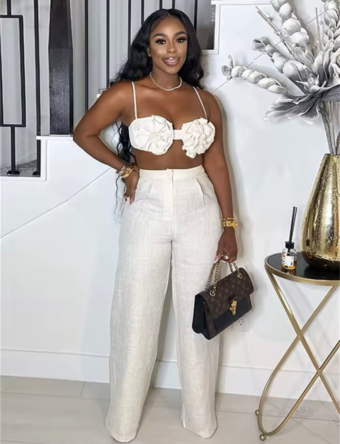 “Peda” Ivory 2 Piece Set