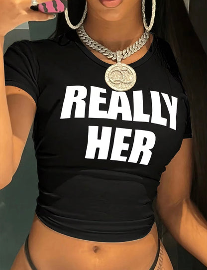 “Really Her” White Top