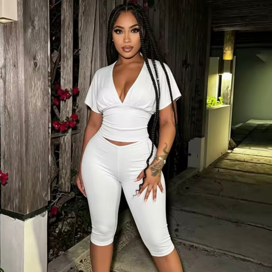 “Marissa” White 2 Piece Set