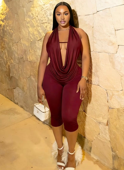 “Gillian” Burgundy 2 Piece Set