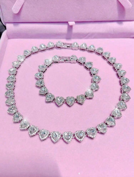 “Pink Carat” Necklace Set