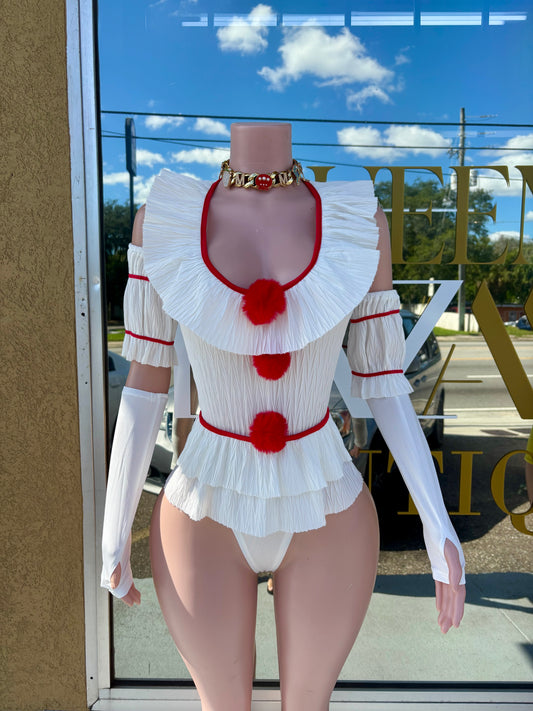 “Killer Clown” 3 Piece Romper Costume