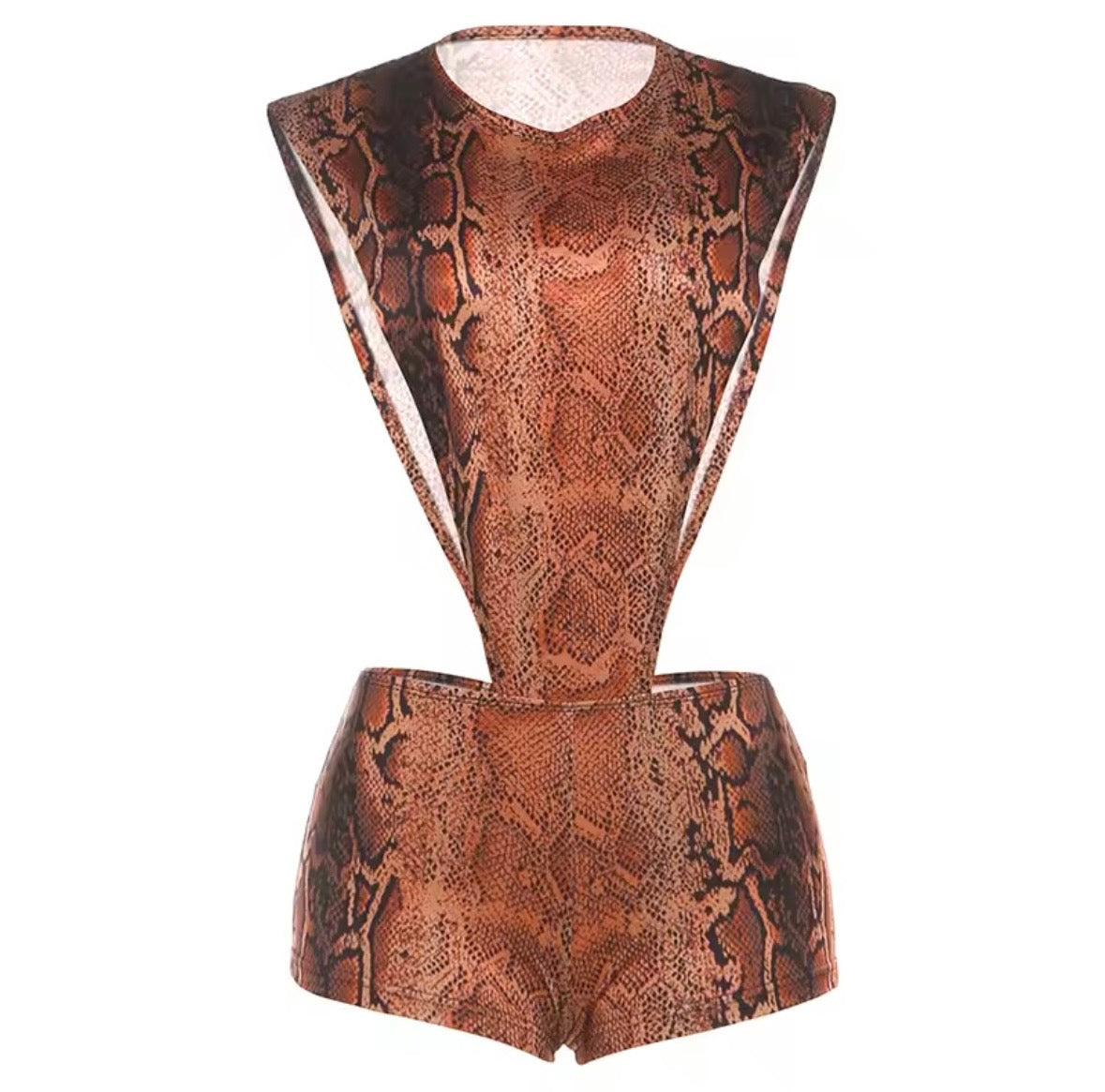 “Anaconda” Deep Romper