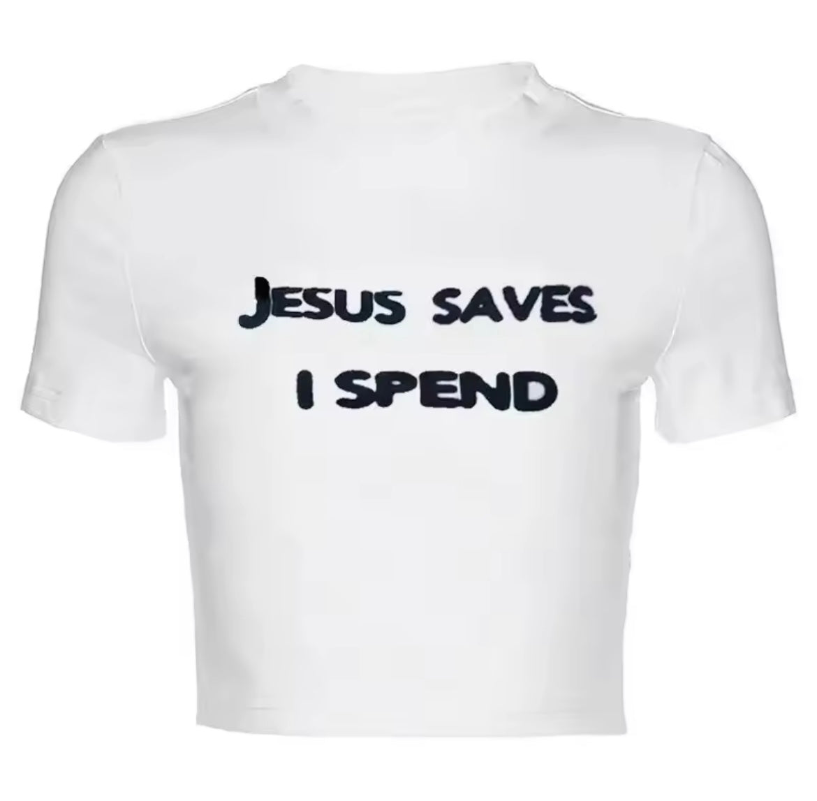 “Jesus Saves” White Top