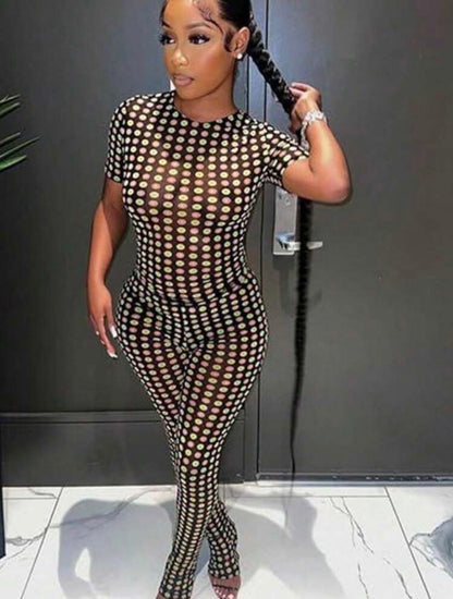 “Bubble Gum” Black 2 Piece Set