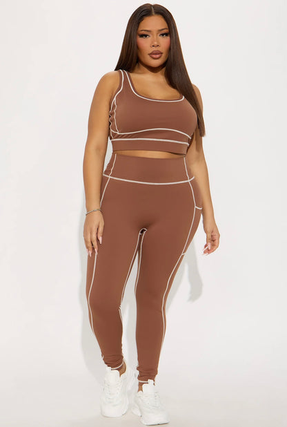 “Work It” Brown 2 Piece Set