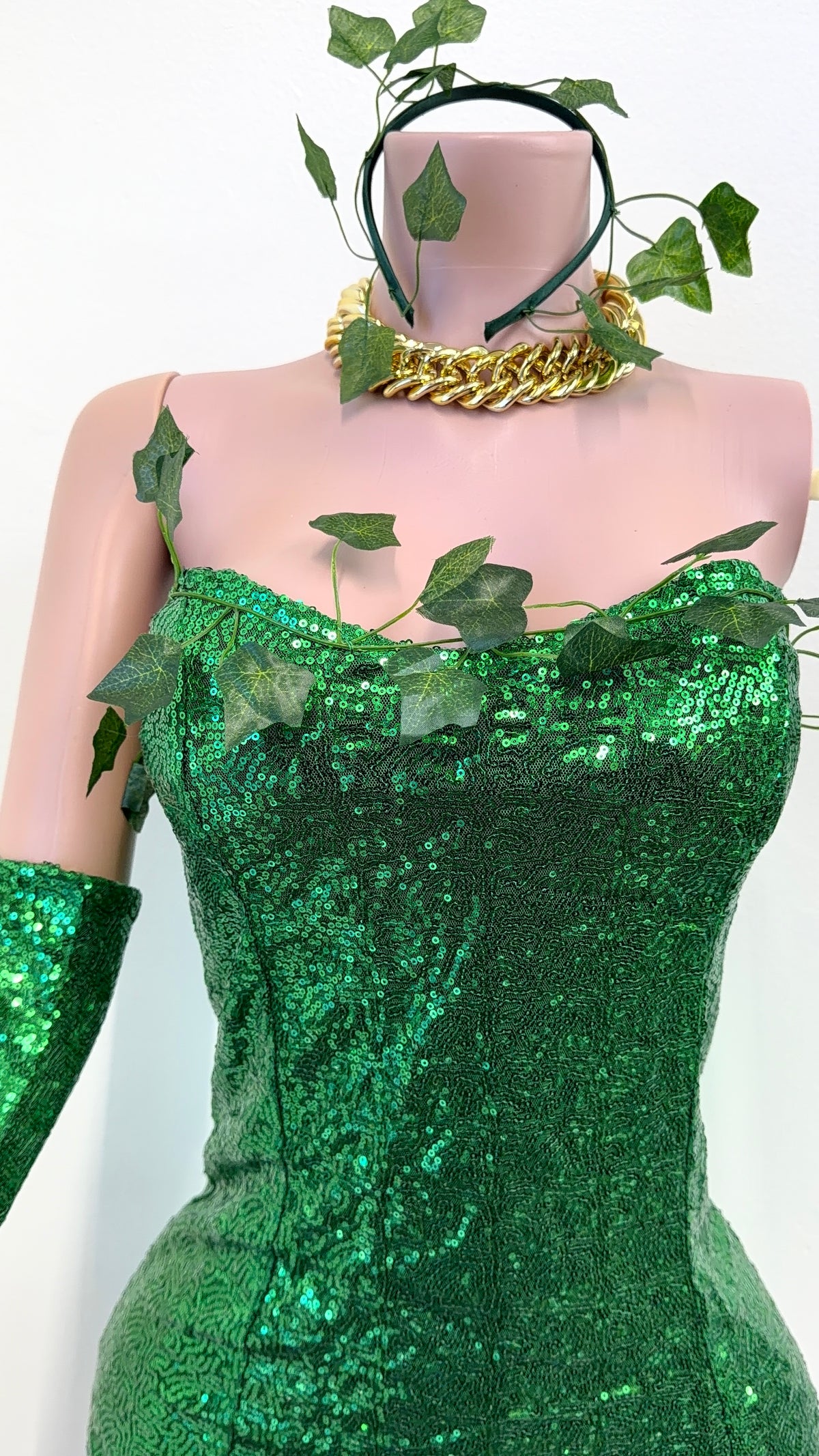 “Poison Ivy” Green 3 Piece Costume Set