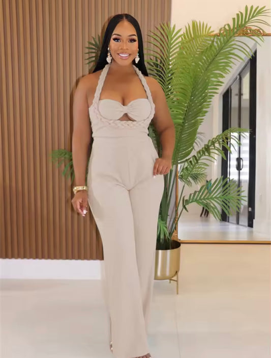 “Robin” Nude Jumpsuit
