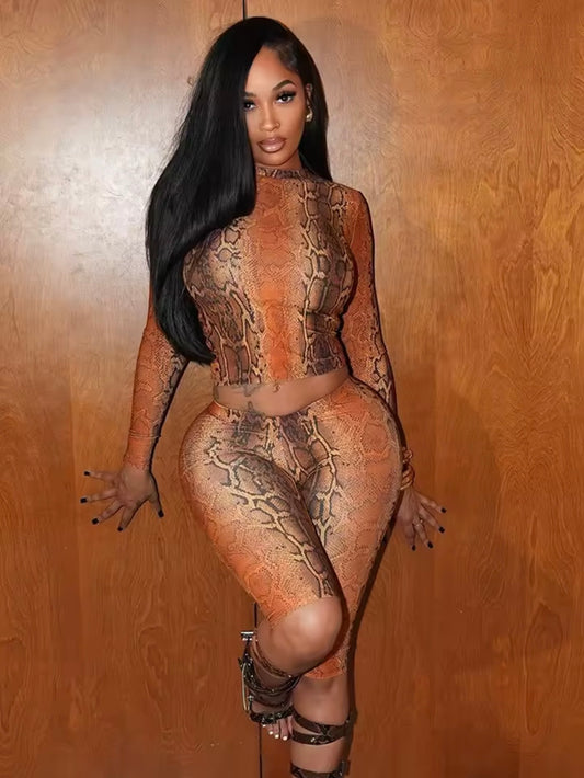 “Python” Orange 2 Piece Set