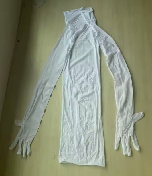 “Hands On” White Dress