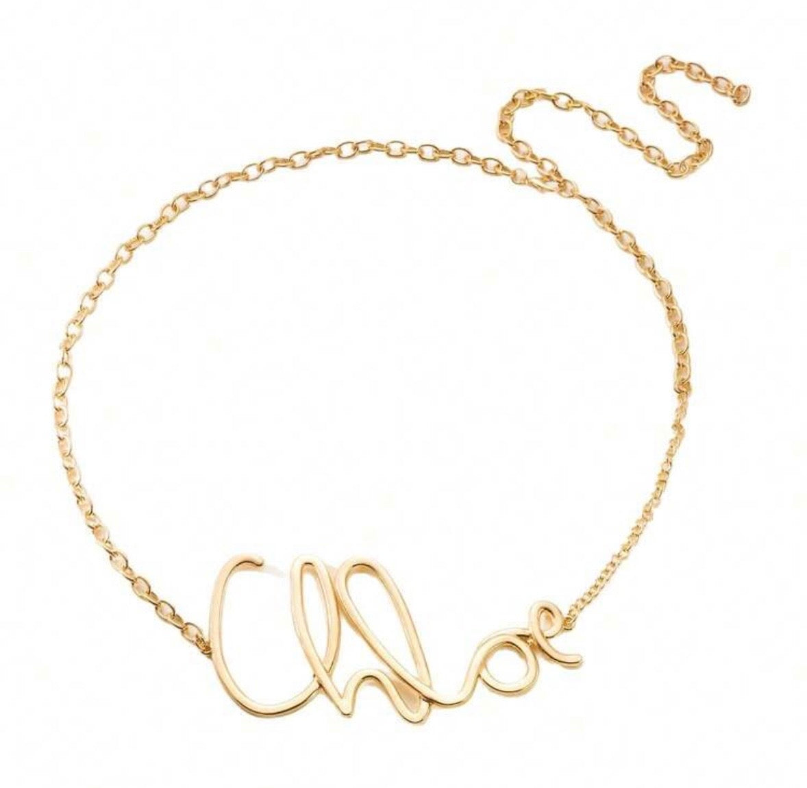 “Chloe Chain” Gold Chain Belt