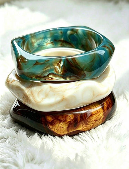 “Charisma” Multicolor Bangle Set