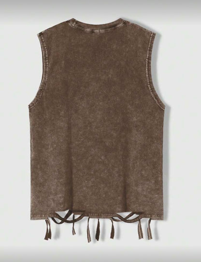 “Brooklyn Lips” Brown Top