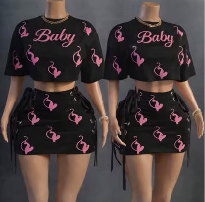 “Baby Boo” White 2 Piece Set