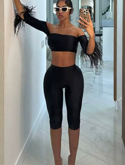 “Mines” Black 2 Piece Set