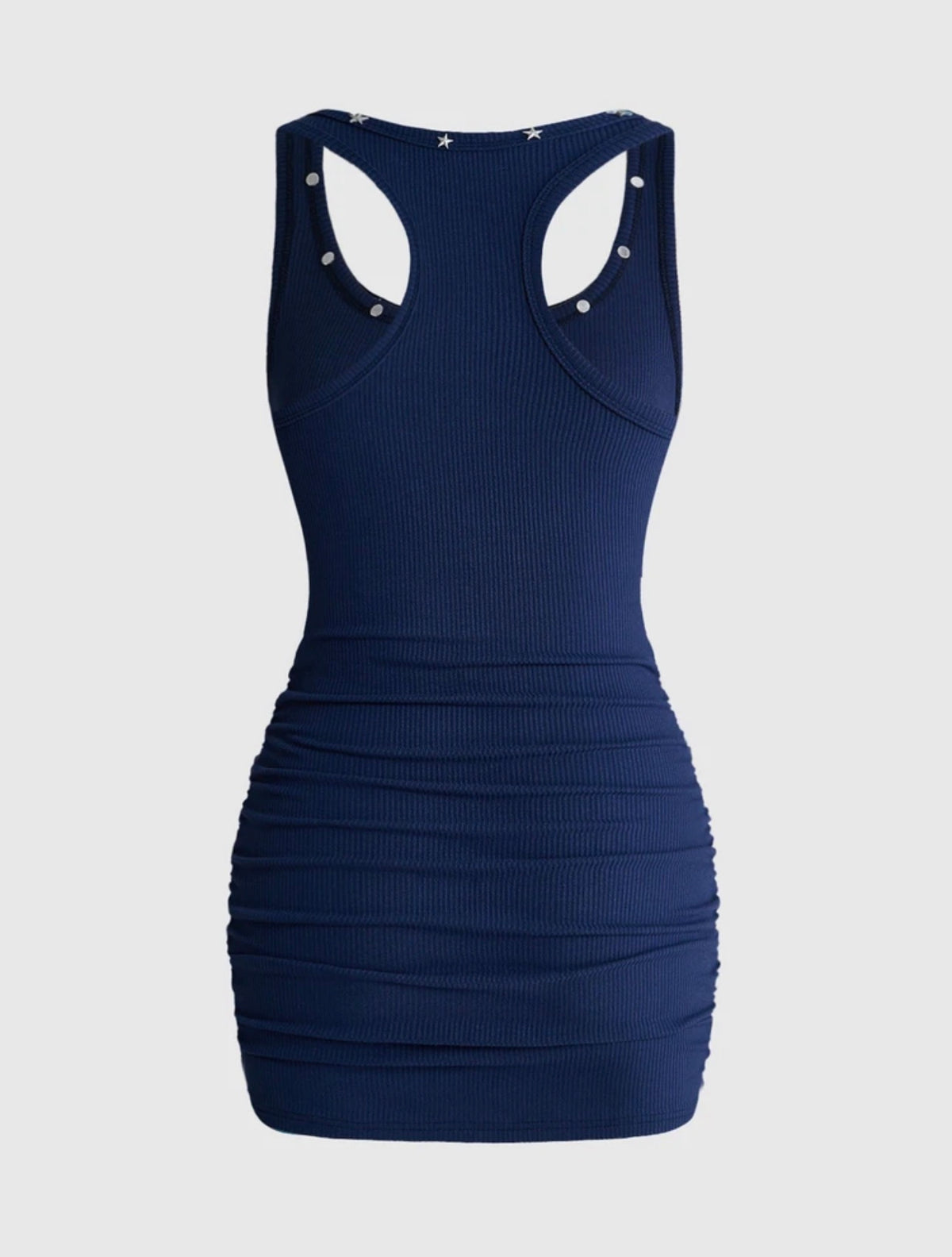 “Rule Breaker” Navy Blue Tank Top Dress