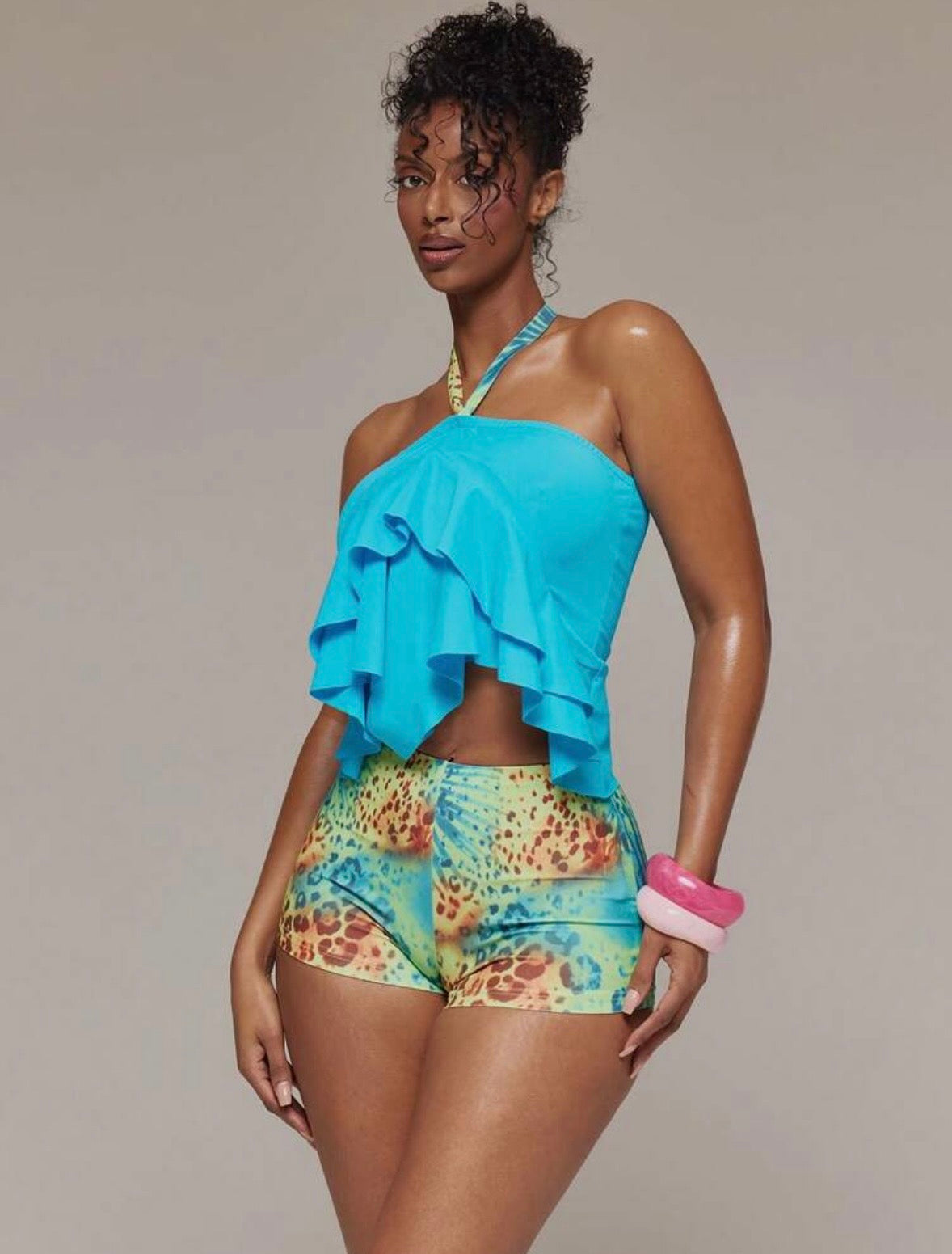 “Island Gal” Blue 2 Piece Set