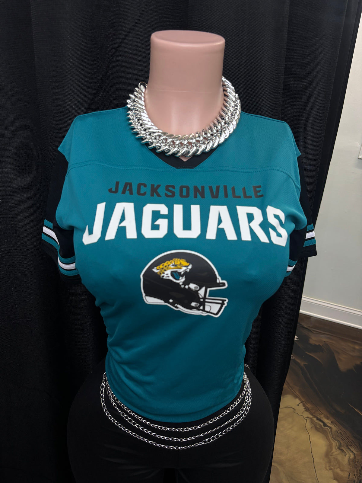 “Let’s Go Jags” Turquoise Jersey