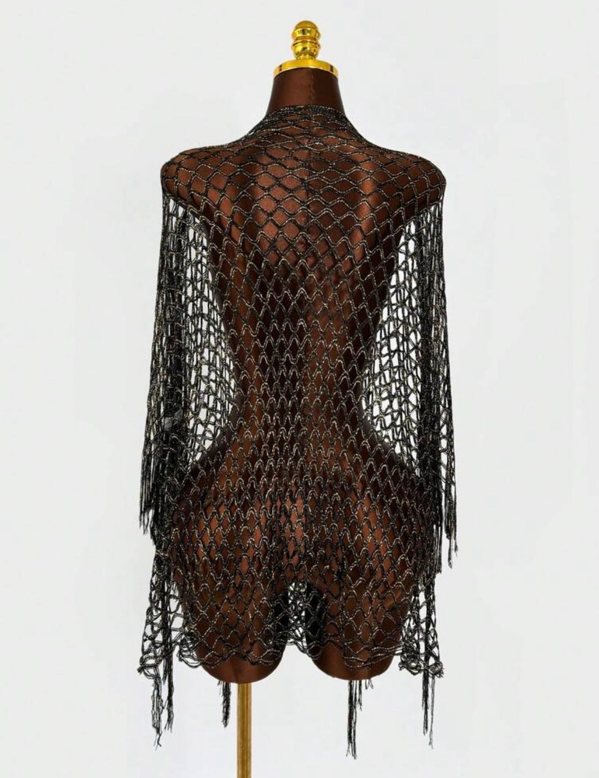 “Zora” Black Swim Cover Up