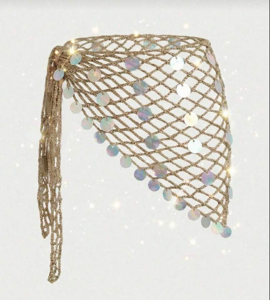 “Creo Crotchet” Brown Cover Up