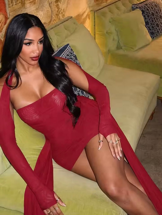 “Blow Me” Red Dress