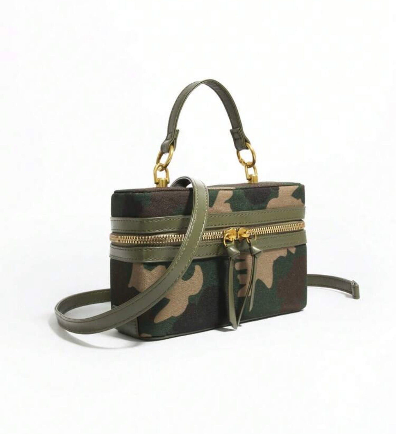 “Camo” Green Handbag
