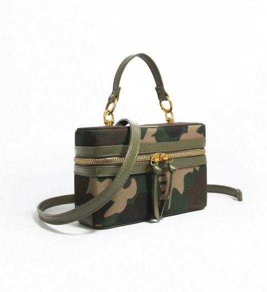 “Camo” Green Handbag