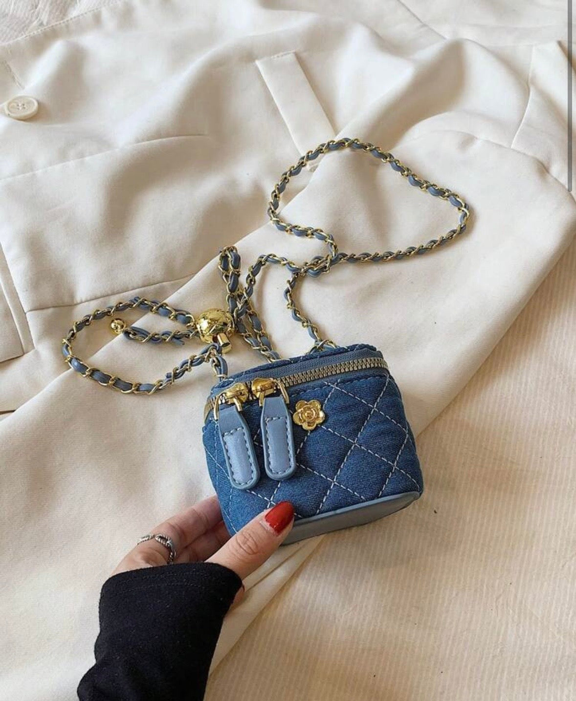 “Times Square” Red Handbag