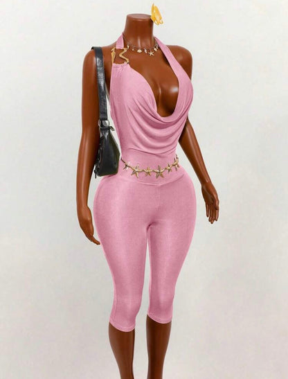 “Divine” Green Romper