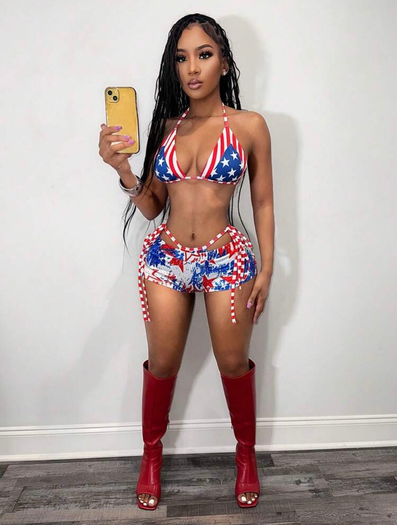 “Ms.USA” 3 Piece Swimsuit