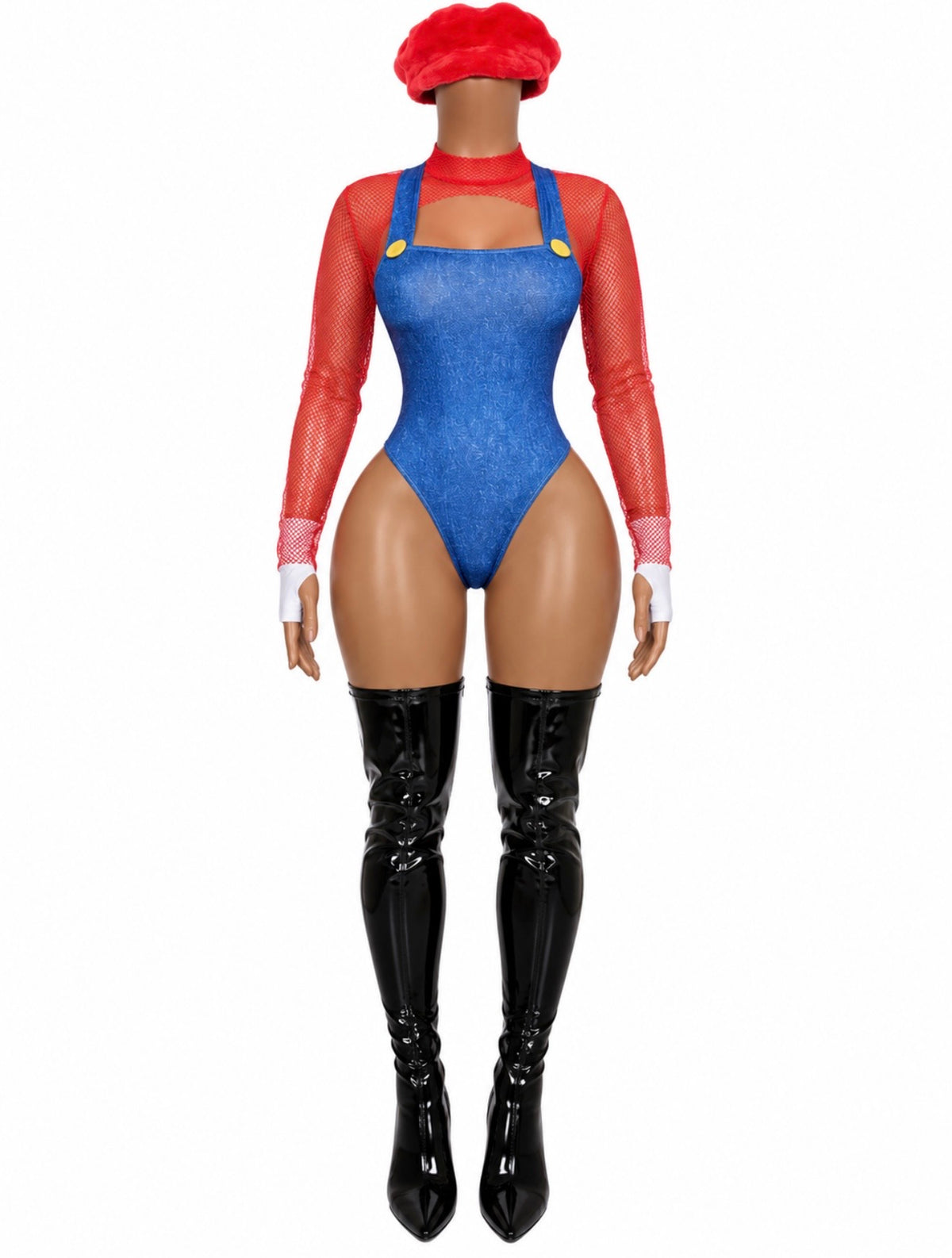 “Mario” Red 4 Piece Costume Set
