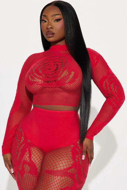 “His Karma” Red 2 Piece Set