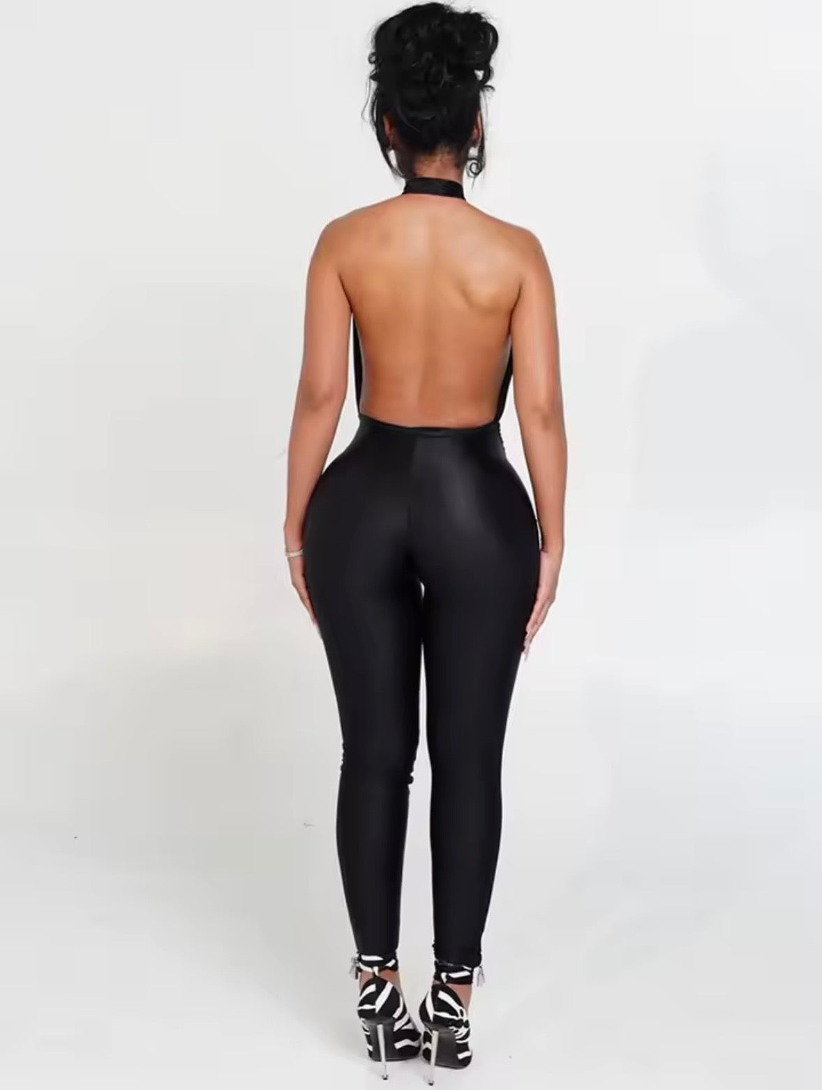 “Rapunzel” Black Jumpsuit