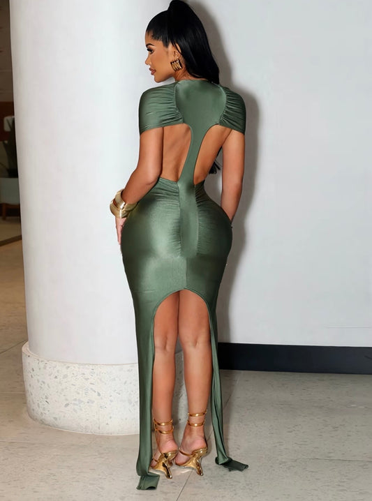 “Mona Lisa” Green Dress
