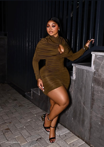 “Seasoned ” Green Dress