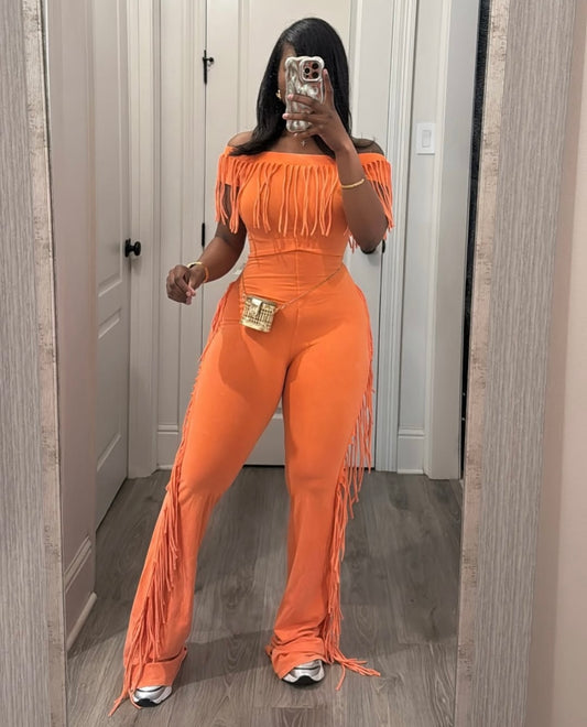 “Orange Shake” Jumpsuit