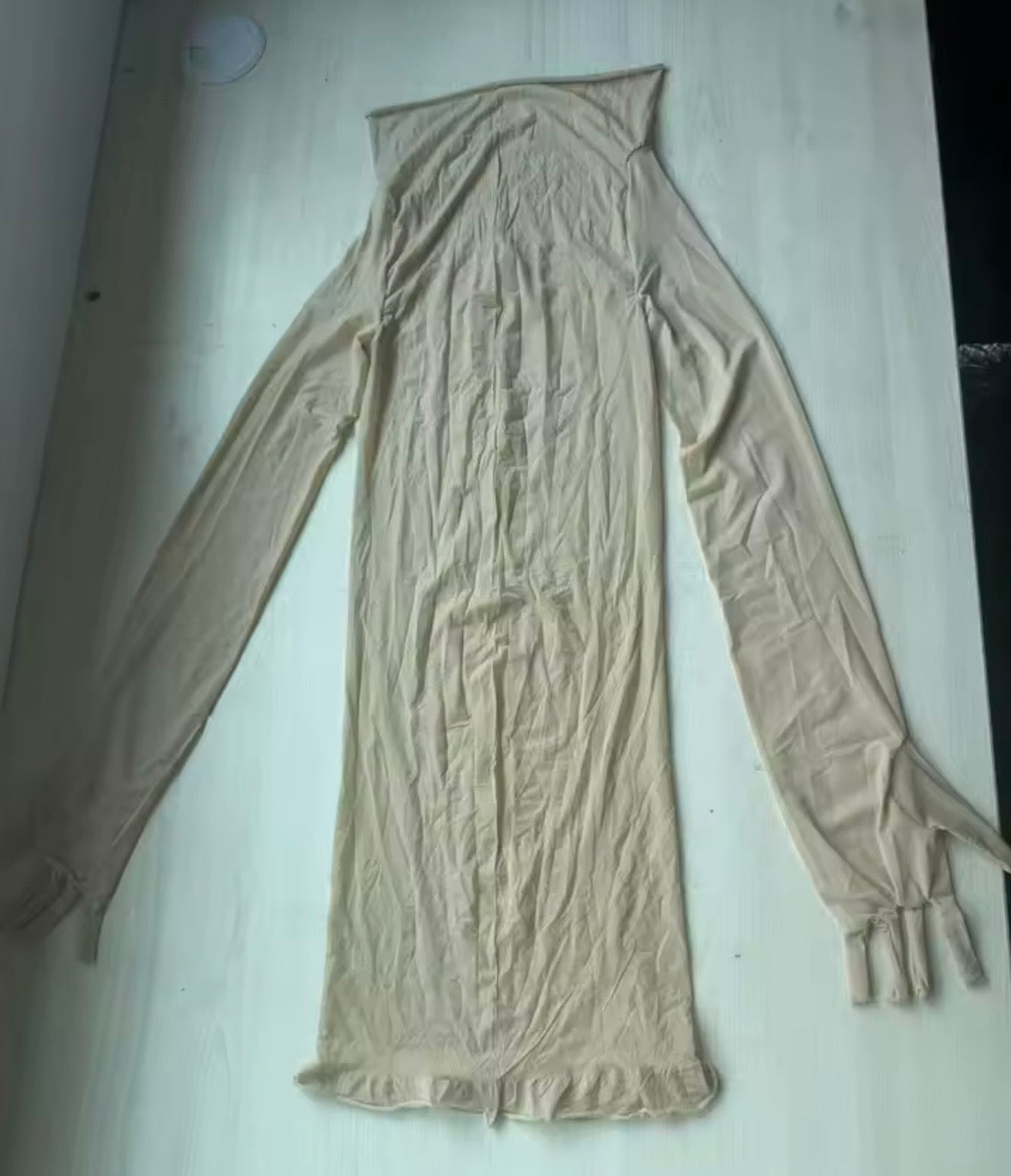 “Hands On” Nude Dress