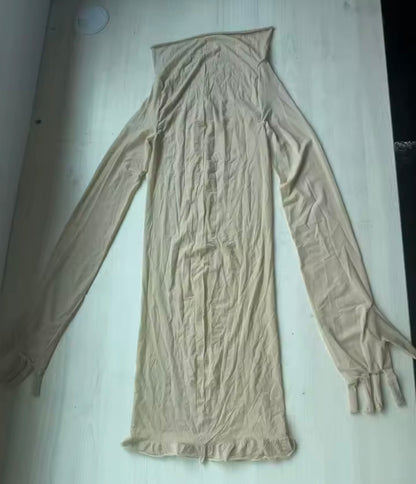 “Hands On” Nude Dress