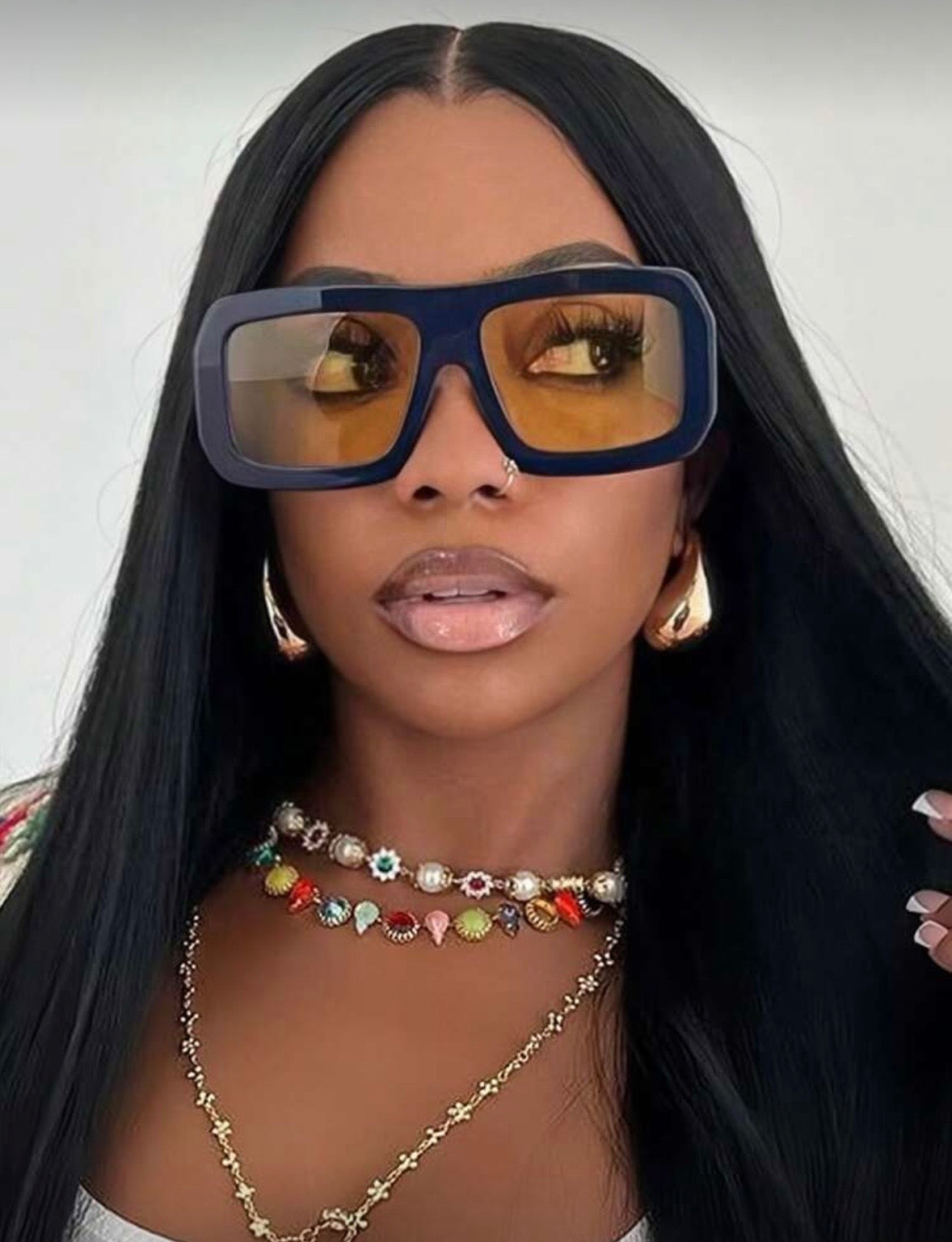 “Blueberry” Yellow Shades