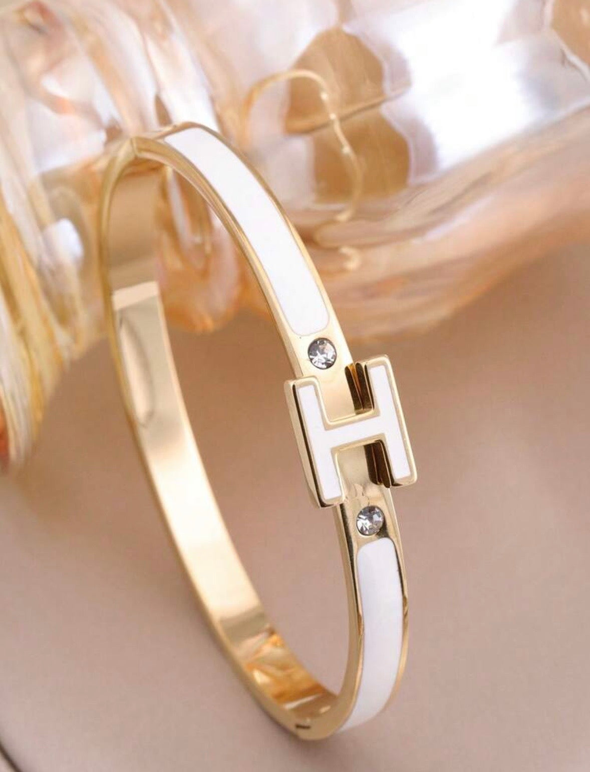 “Hermes” Red Bangle