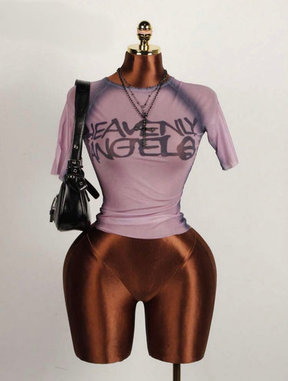 “Heavenly Angels” Purple Top
