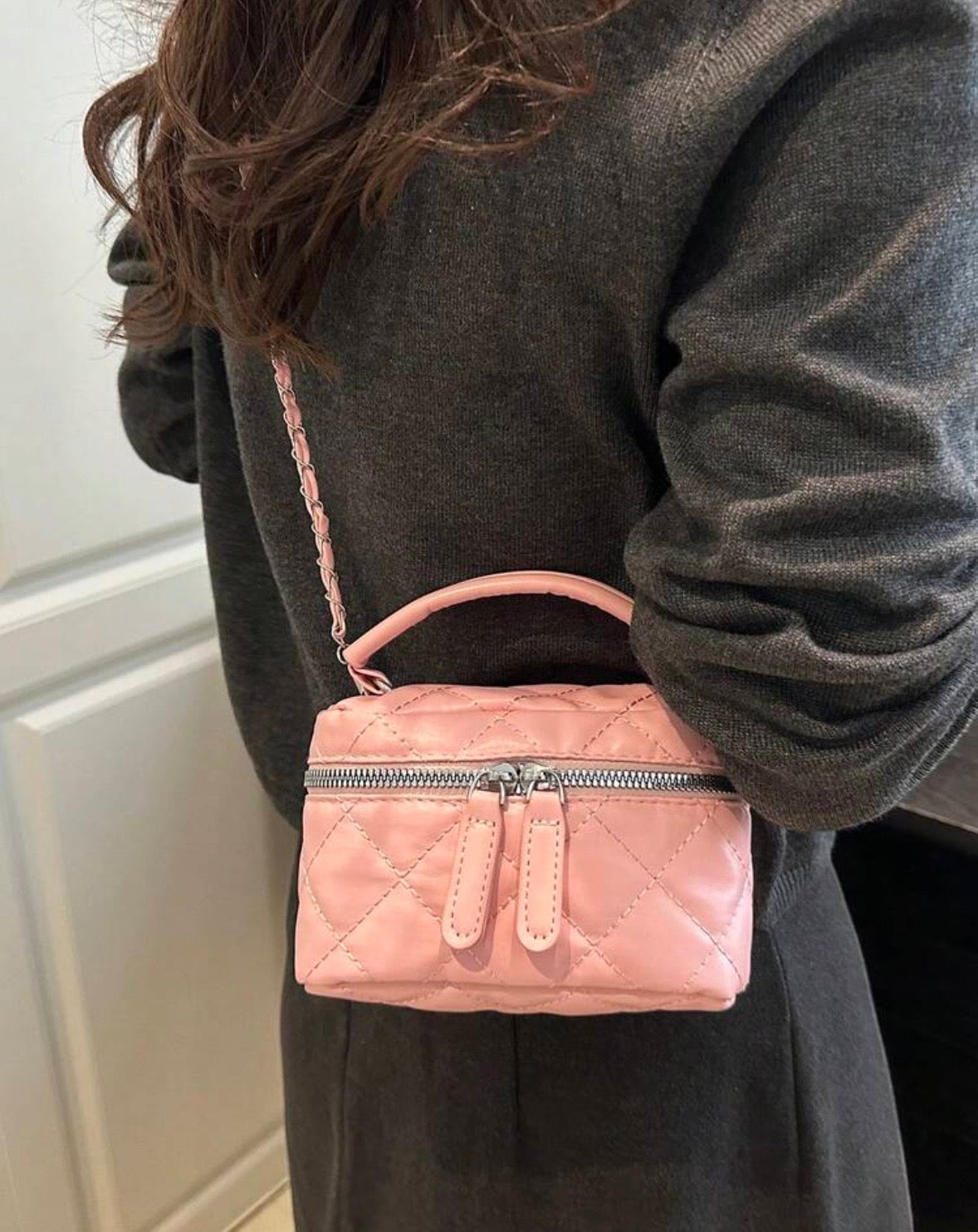 “Times Square” Baby Blue Handbag