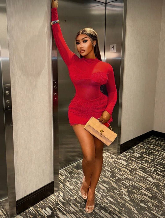 “Rudy” Red Dress