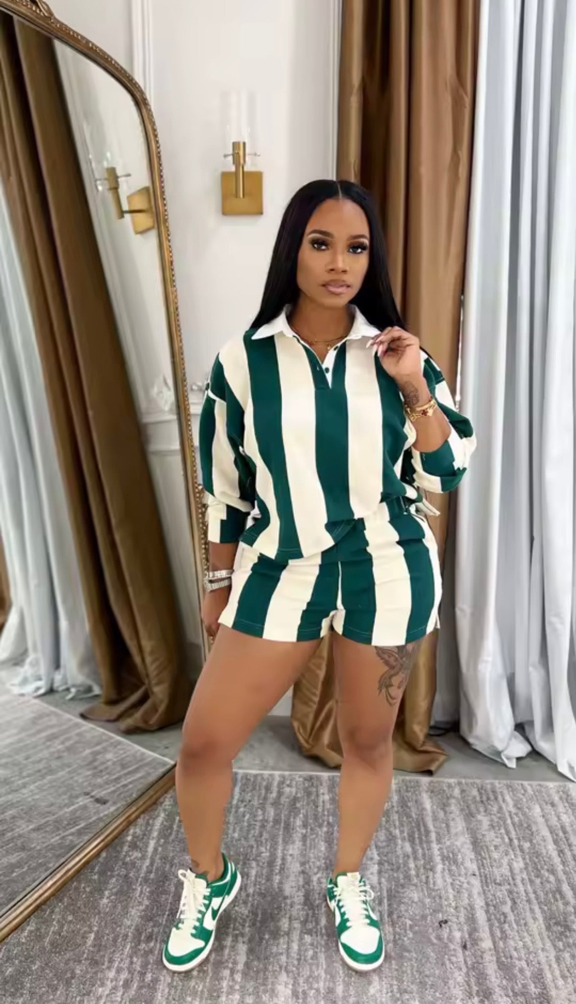 “Never Settle” Pink 2 Piece Set