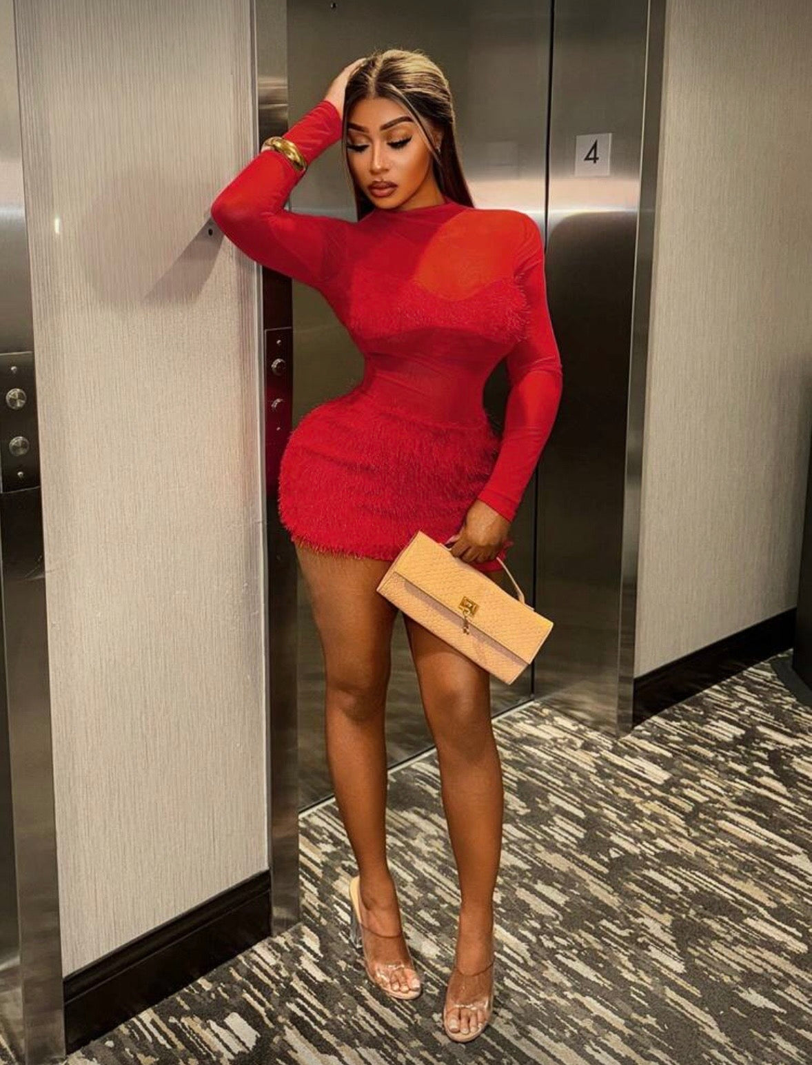 “Rudy” Red Dress